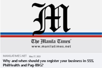 Why and when should you register your business in SSS, PhilHealth and Pag-IBIG?