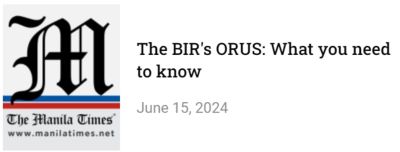The BIR's ORUS: What you need to know
