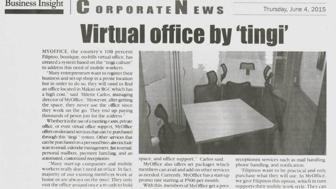 Virtual Office by Tingi- Feature in Malaya Business Insight